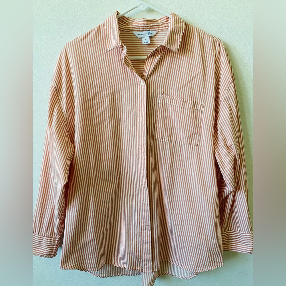Old navy Striped Button-Up Shirt M